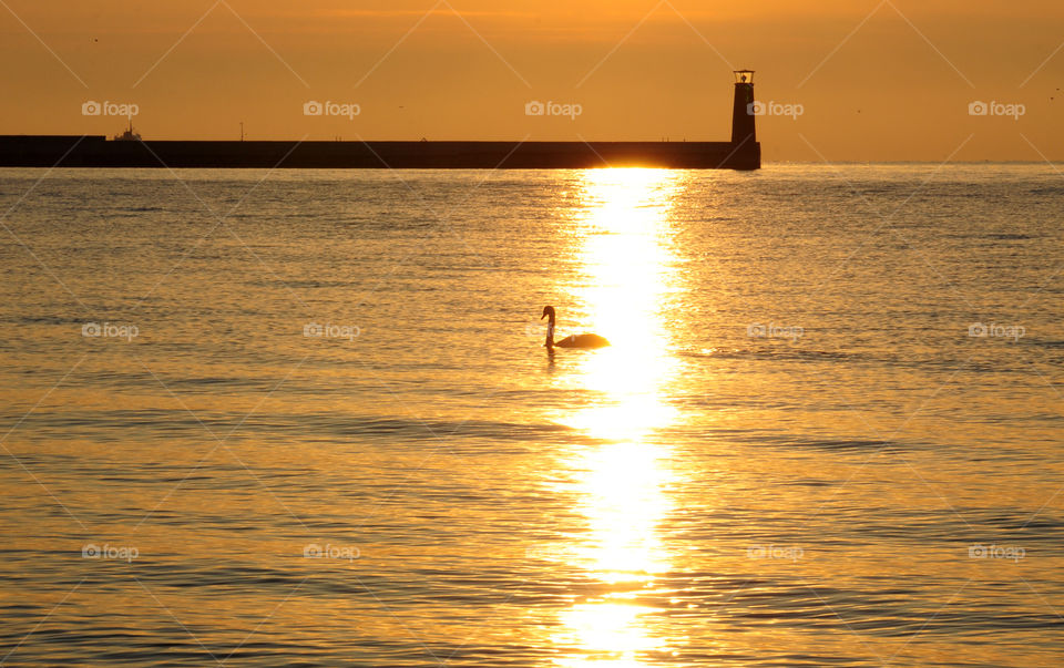 Sunrise over the Baltic Sea 