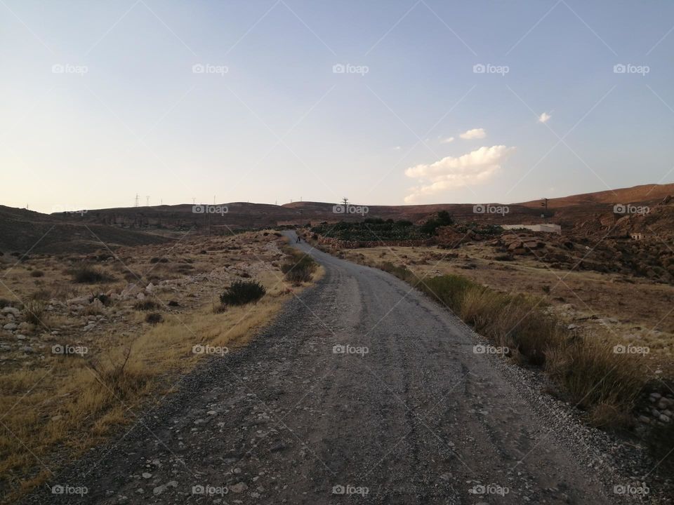 Countryside road.