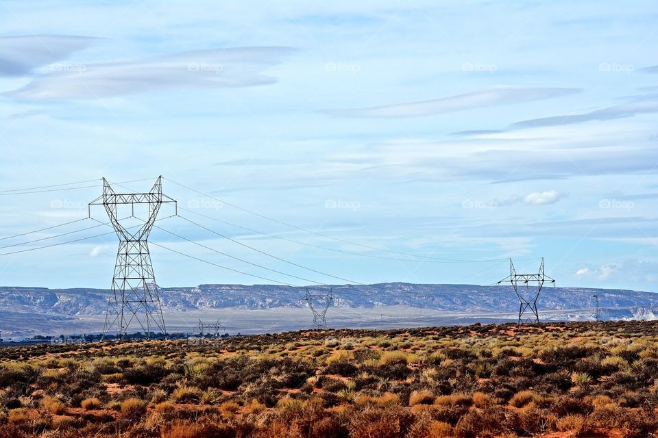 Electricity in the desert