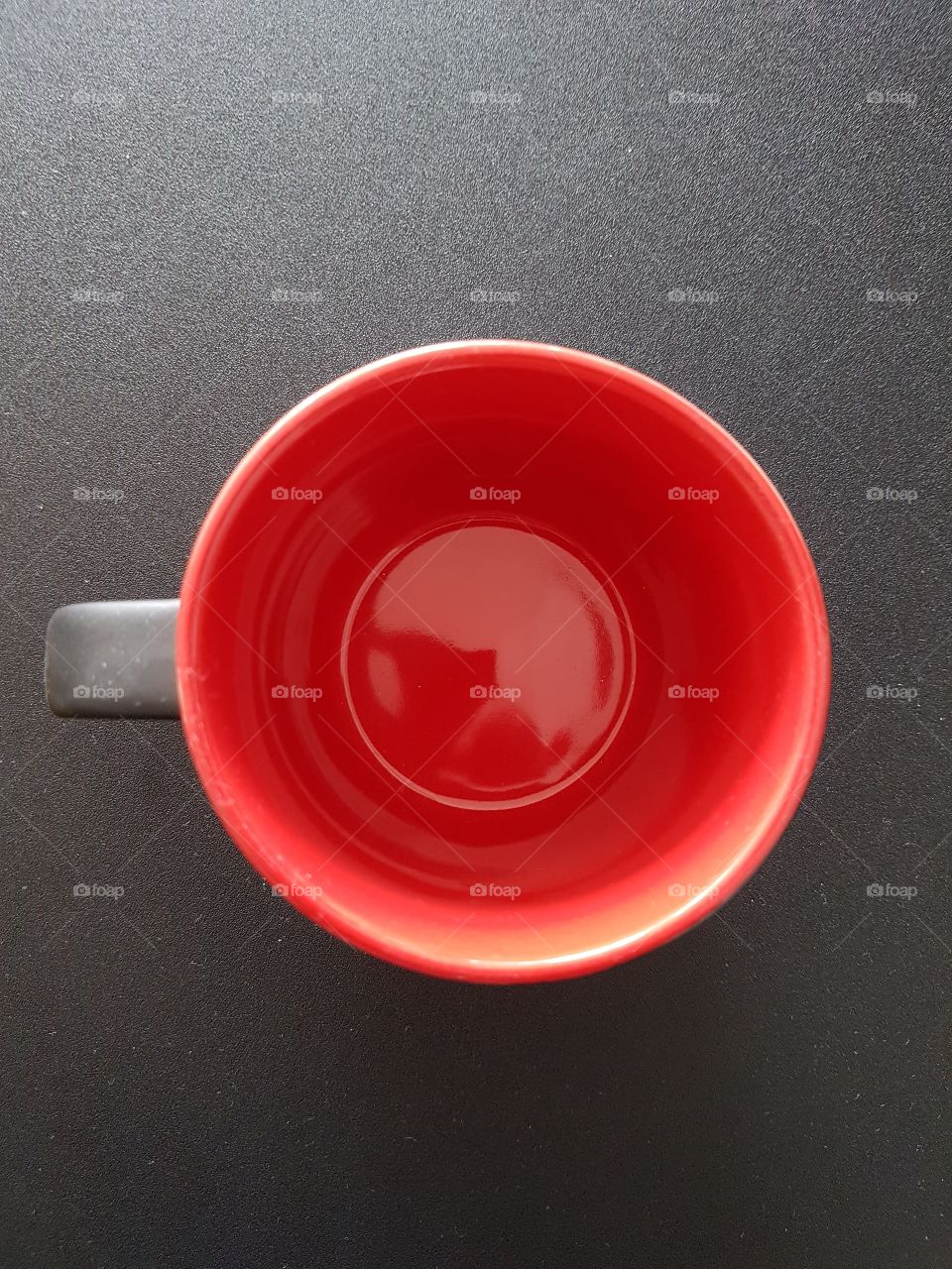 empty ceramic cup