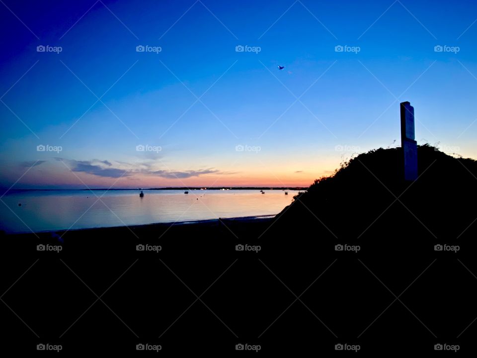 Sunset, Lewis Bay, July 2021