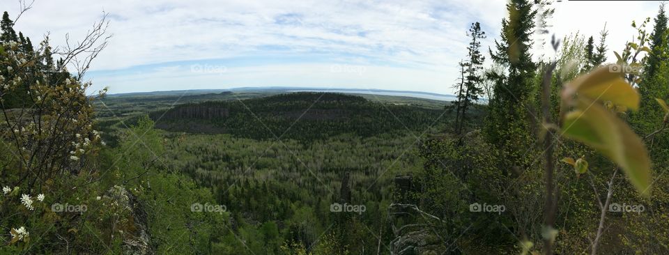 View at Dorion Lookout