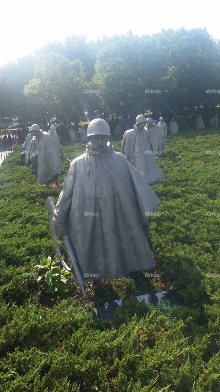 Korean War Veterans Memorial. Washington, D.C.