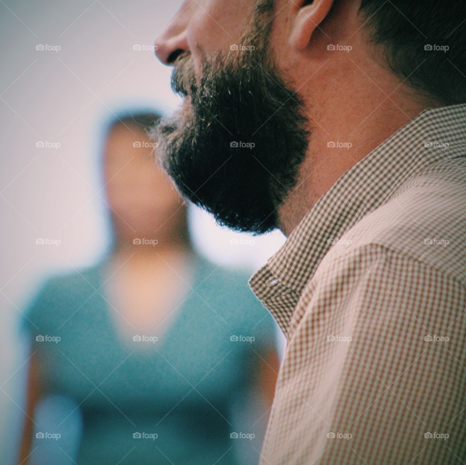 Techie beard indoor at office 