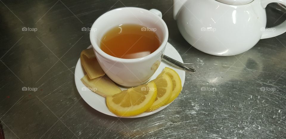 una tazza di tè rilassante