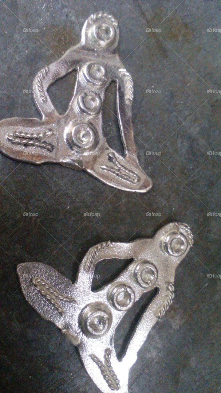 work done to glue silver. Portuguese jewelery