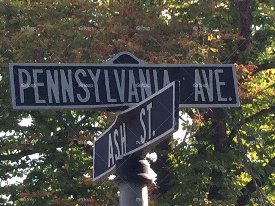PENNSYLVANIA AVE at ASH ST
