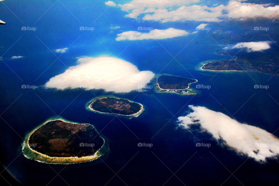 Gili Air, Gili Meno, Gili Trawangan of Lombok Island, Indonesia