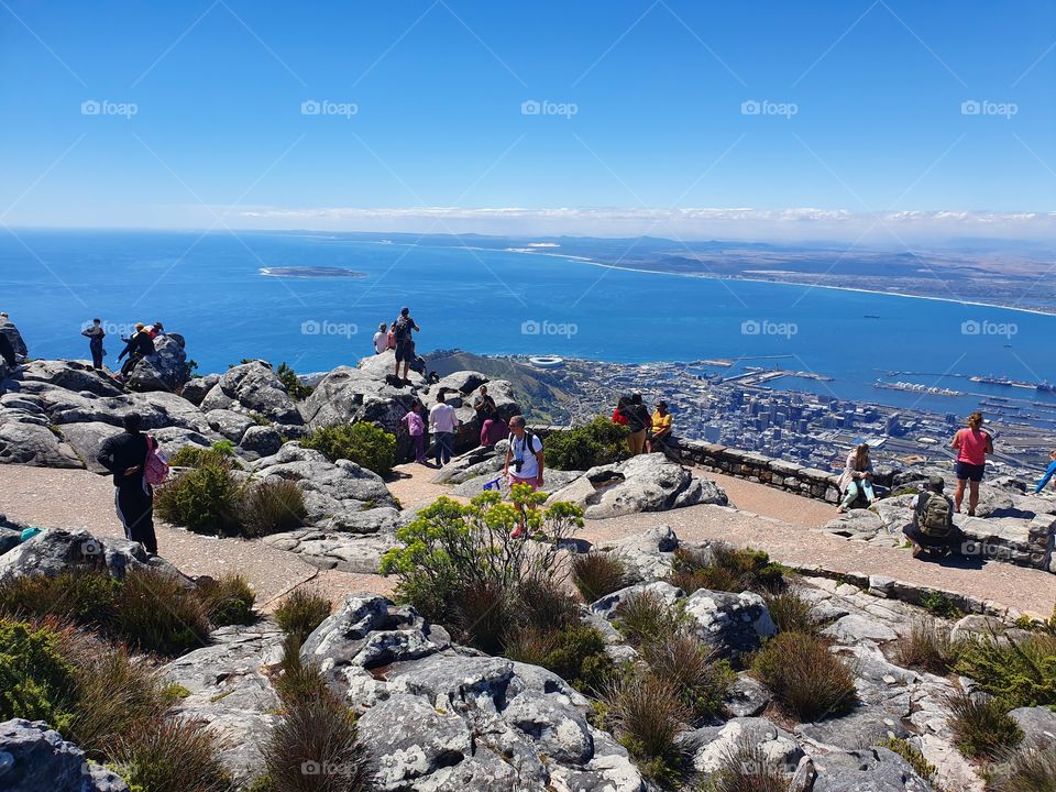 Hiking on the mountain