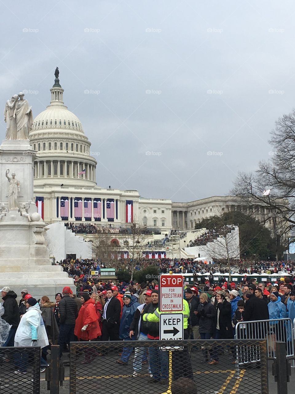 The U. S. Capitol Inauguration of President Trump