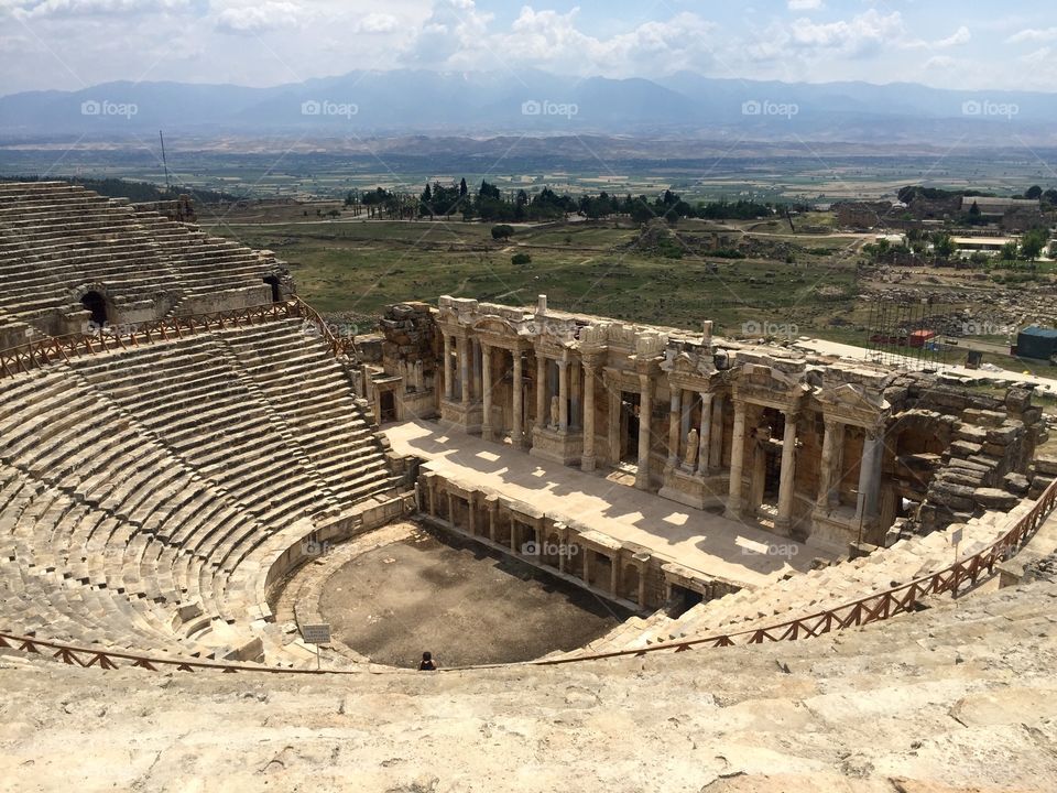 Amphitheater in Pamukkale 