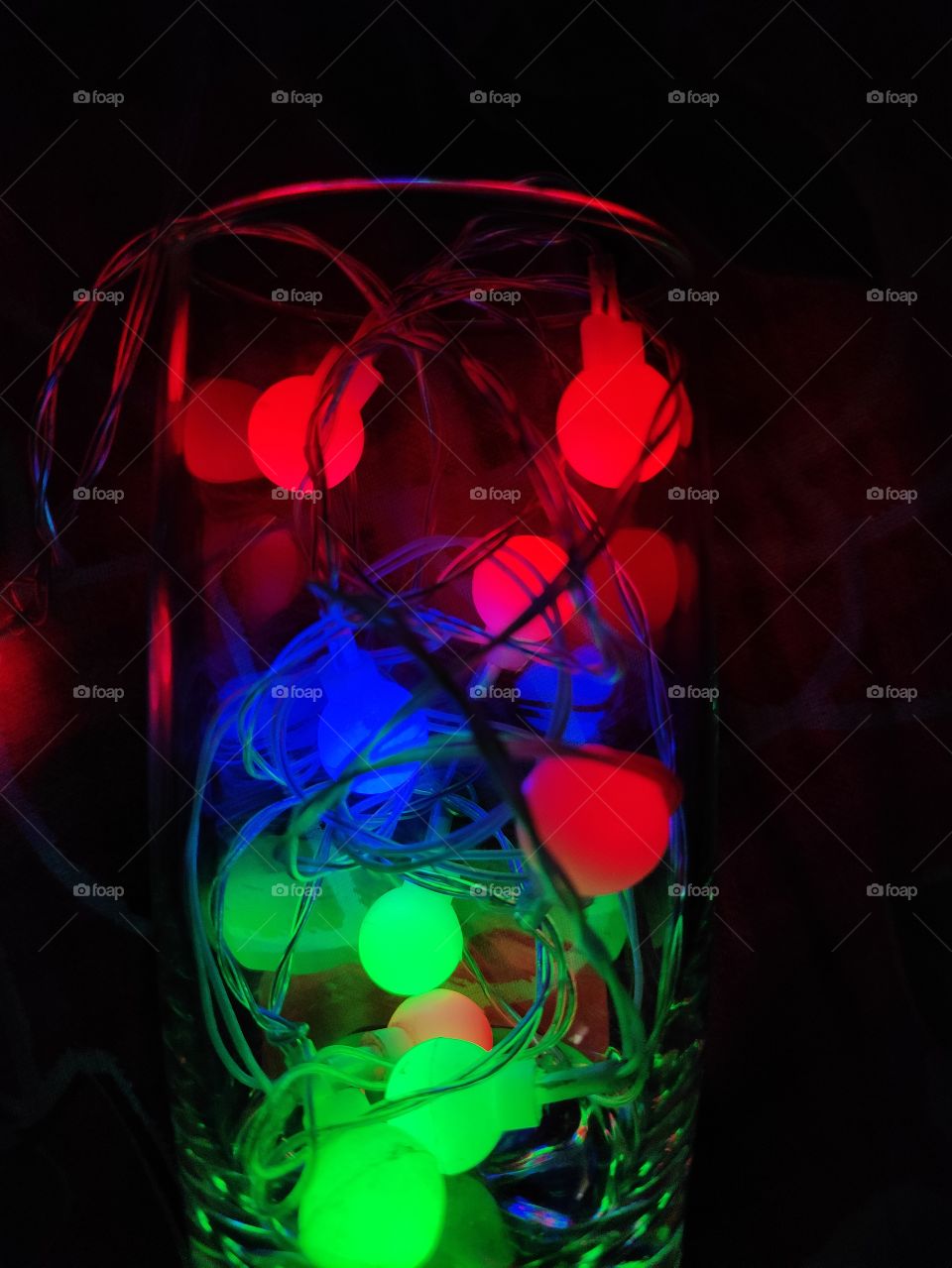 Artificial light. glass and artificial light beauty. Artificial lighting the dark by adding light and also add beauty.