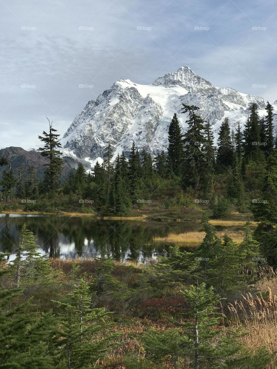 Mountain reflections 