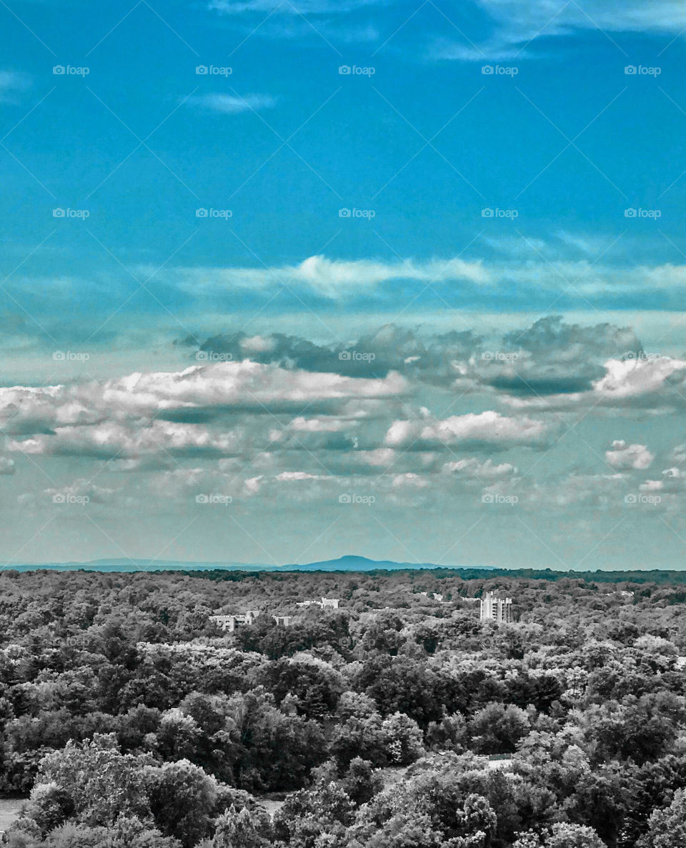 Beautiful mountain in the distance 