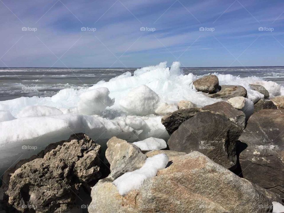 Ice Shoves on Shore