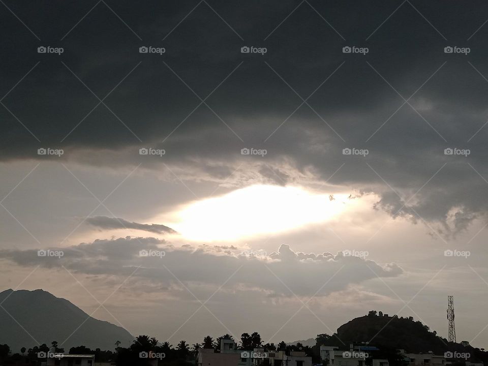 *Ravarma* Heaven's Gate, amazing sky art, power of clouds, Brightness