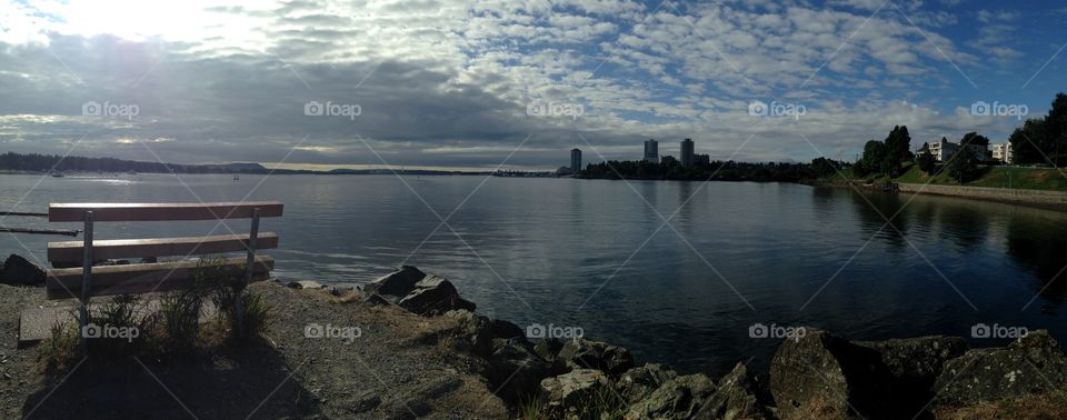 View from a morning walk in Naniamo 