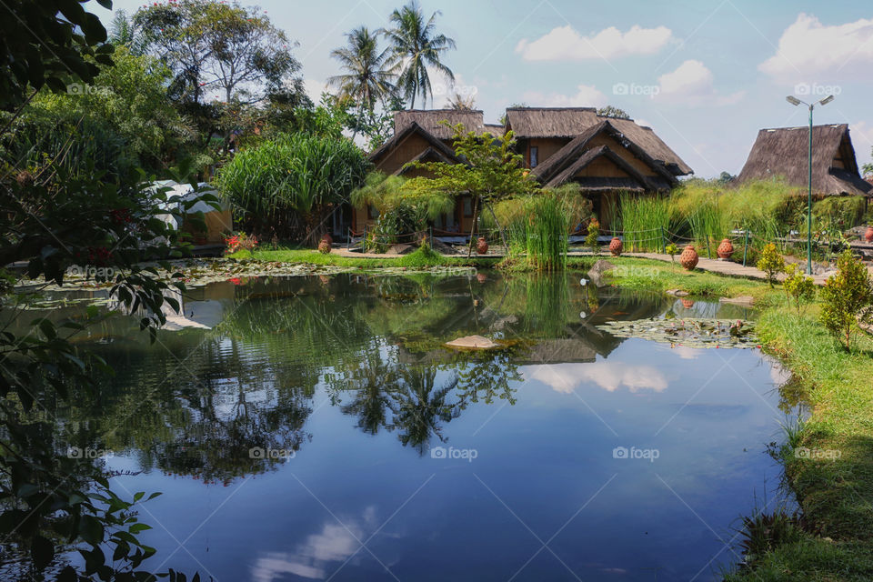 Sumber Alam Village at Garut West Java, Indonesia