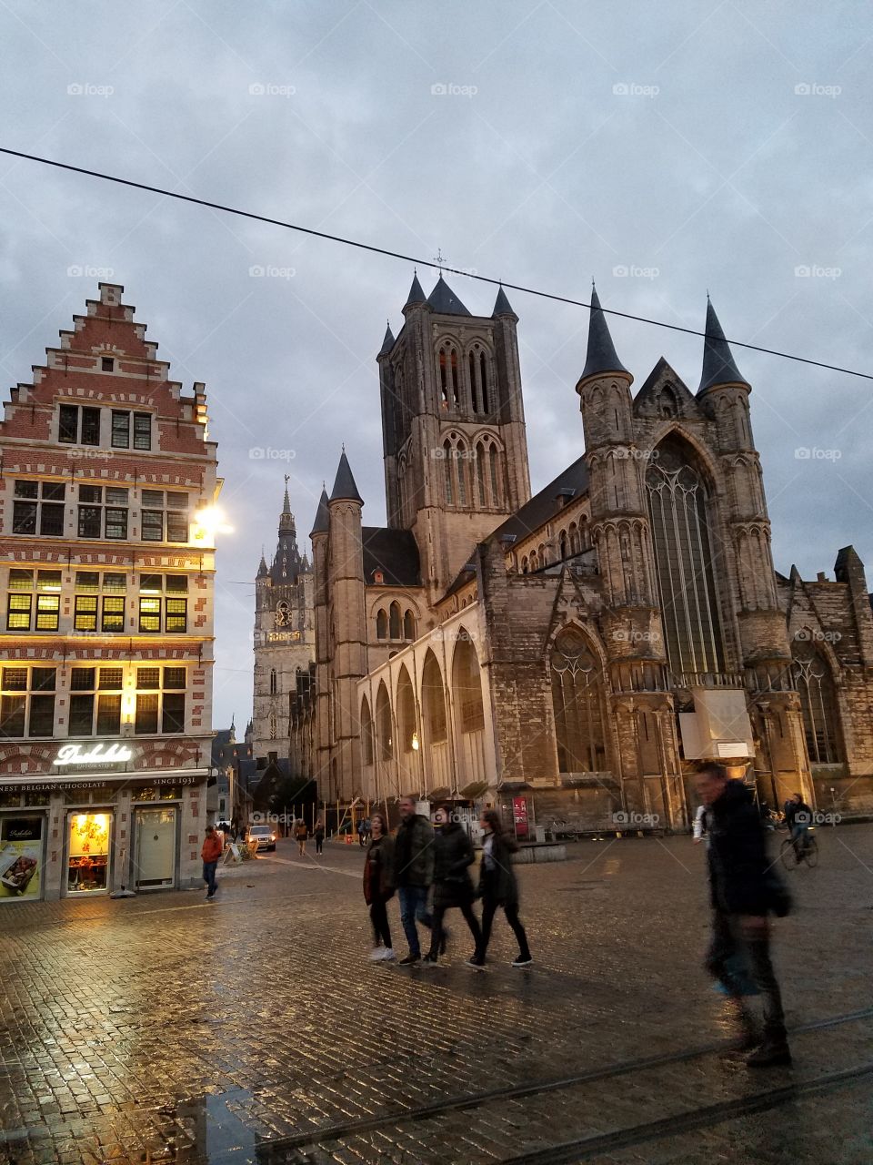 Walking through Ghent