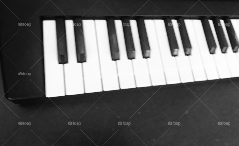 Piano keys - ivory keys 