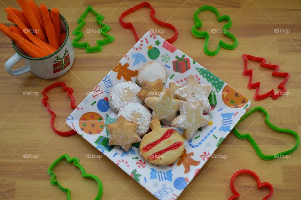 Preparing snacks for Santa