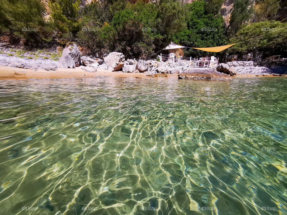 Buon dormire bay and its turquoise water