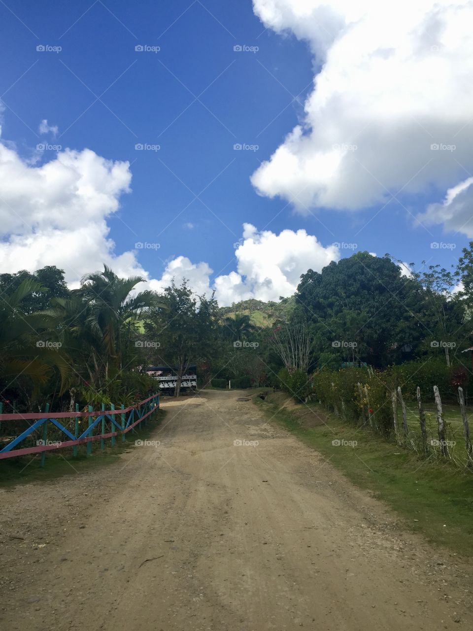 Dominican Republic rural road