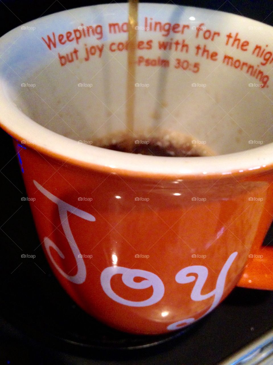 Cup of joy . Coffee brewing to start my day