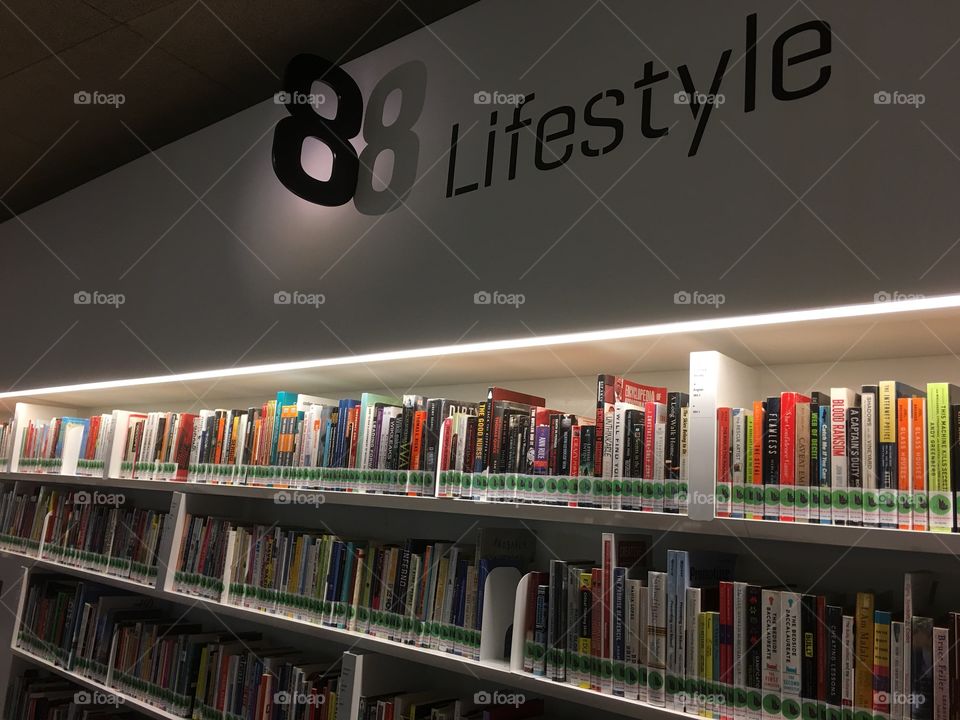 Library, Bookcase, Literature, Education, No Person
