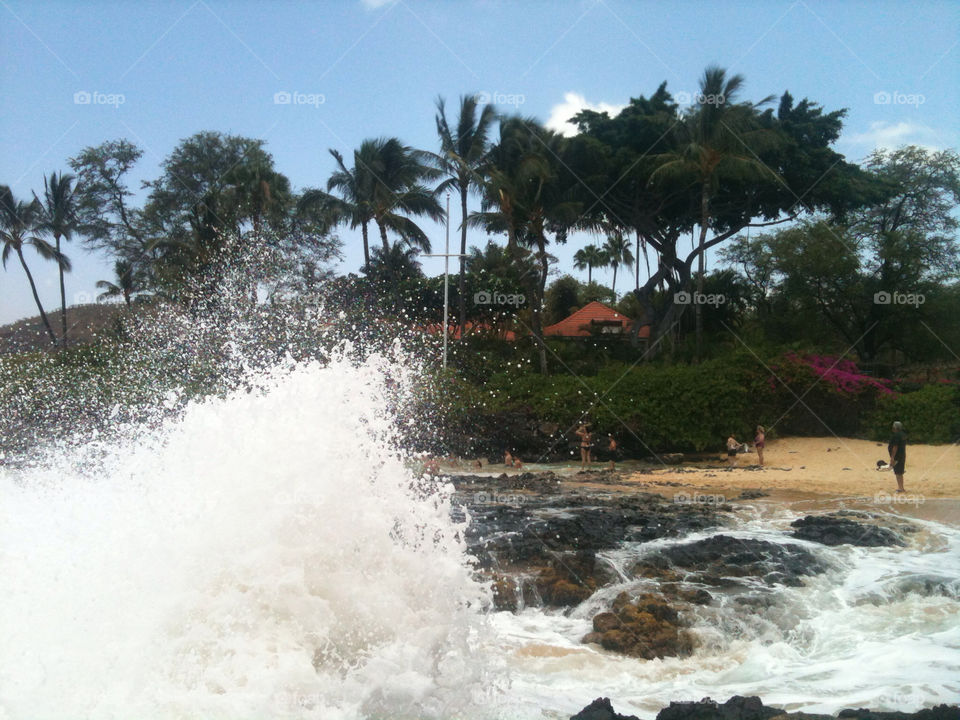 beach sand wave paradise by halibody