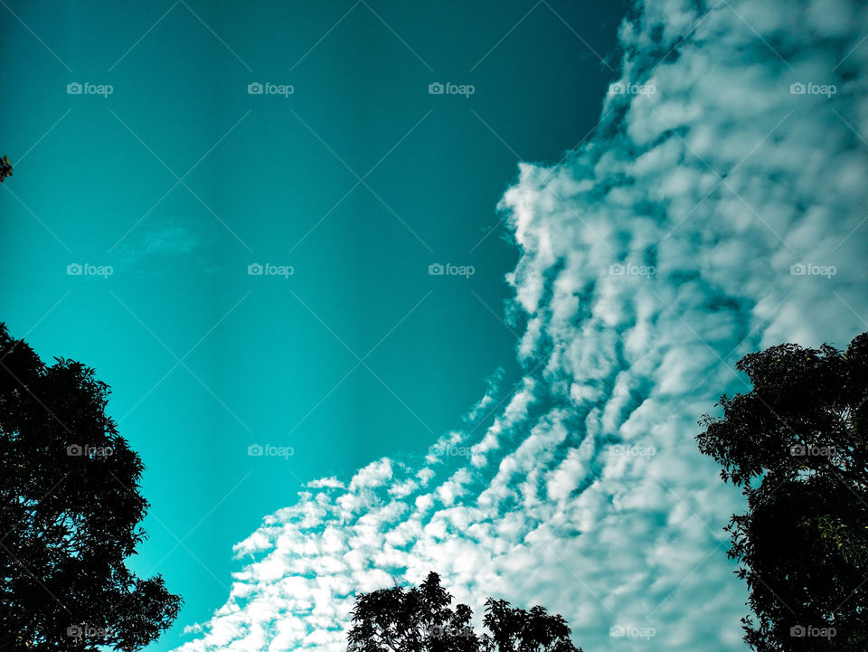 The sky is blue ☁️