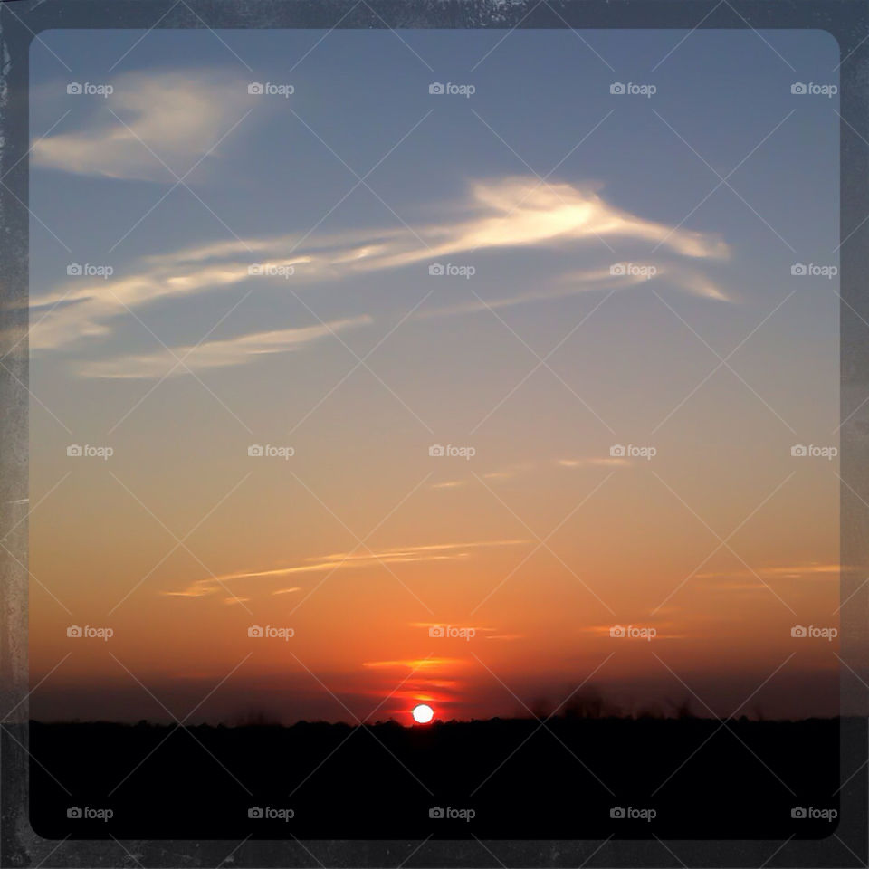lake charles sunset clouds iphone by ninjahade