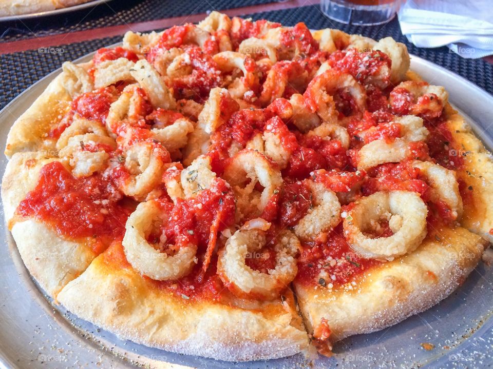 Calamari Pizza