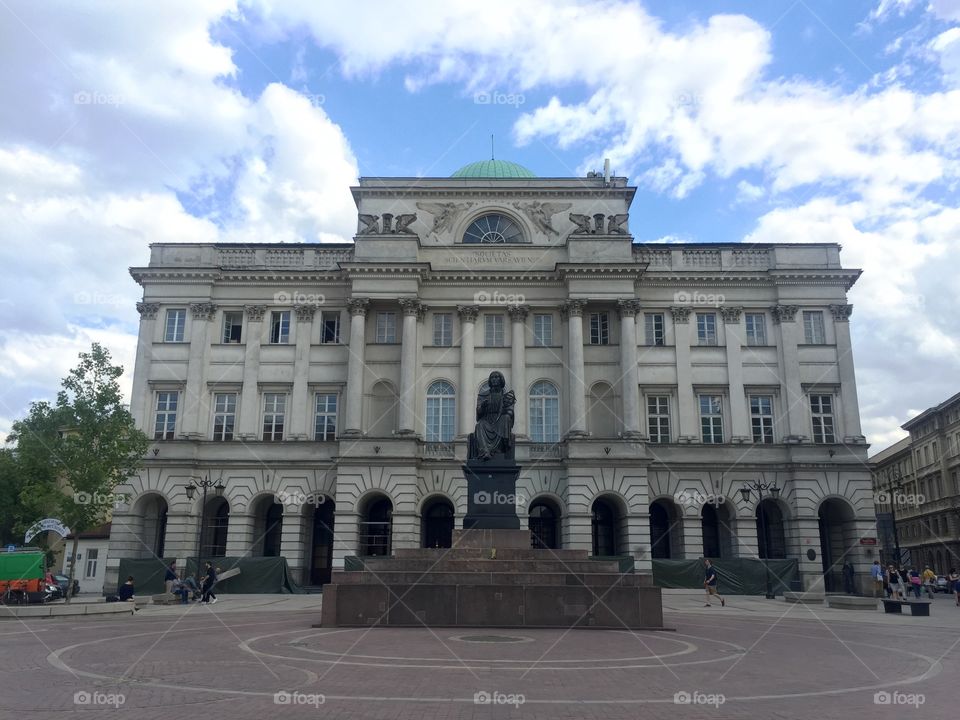 Staszic Palace in Warsaw