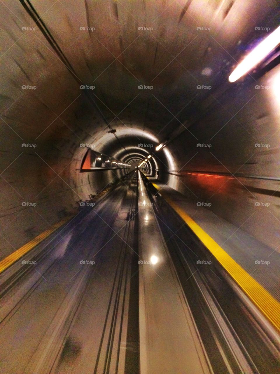 Blur, Tunnel, Fast, Subway System, Transportation System