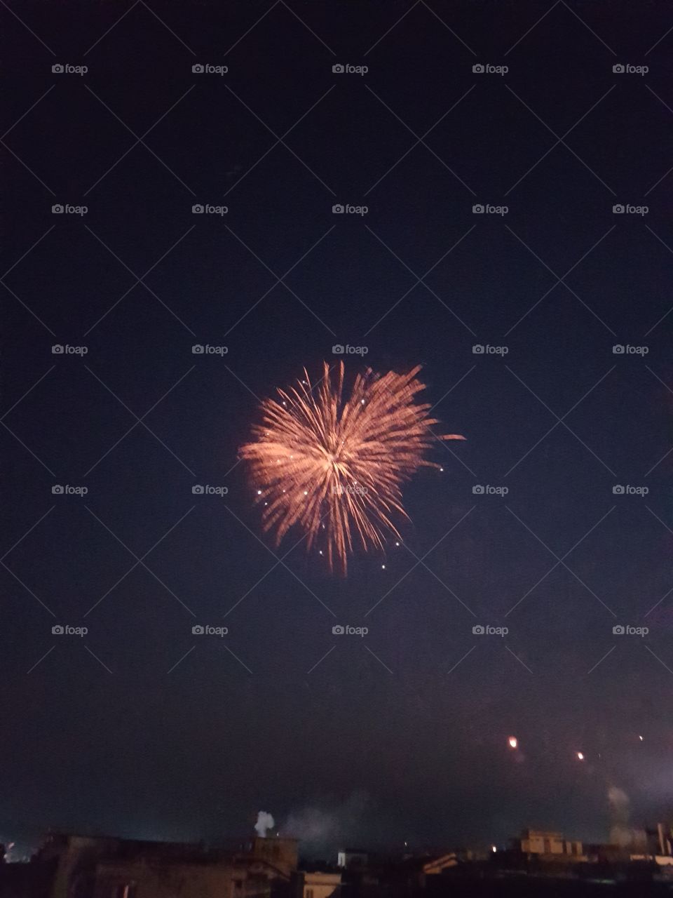 Firework (Kite Festival, India)