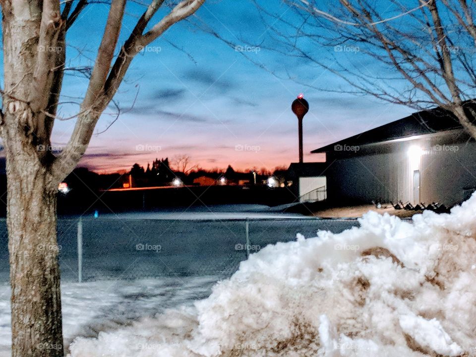 Sunset in Clayton WI