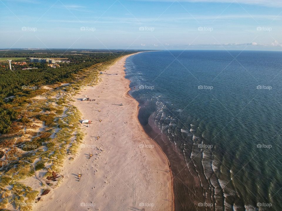 Sea from above