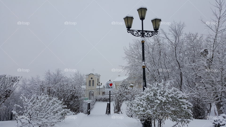 Winter town