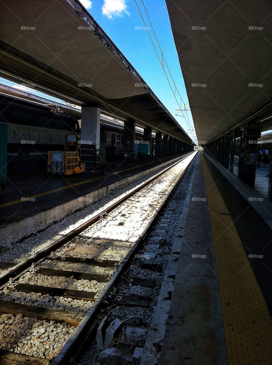 italy train tracks infinity by lguarini