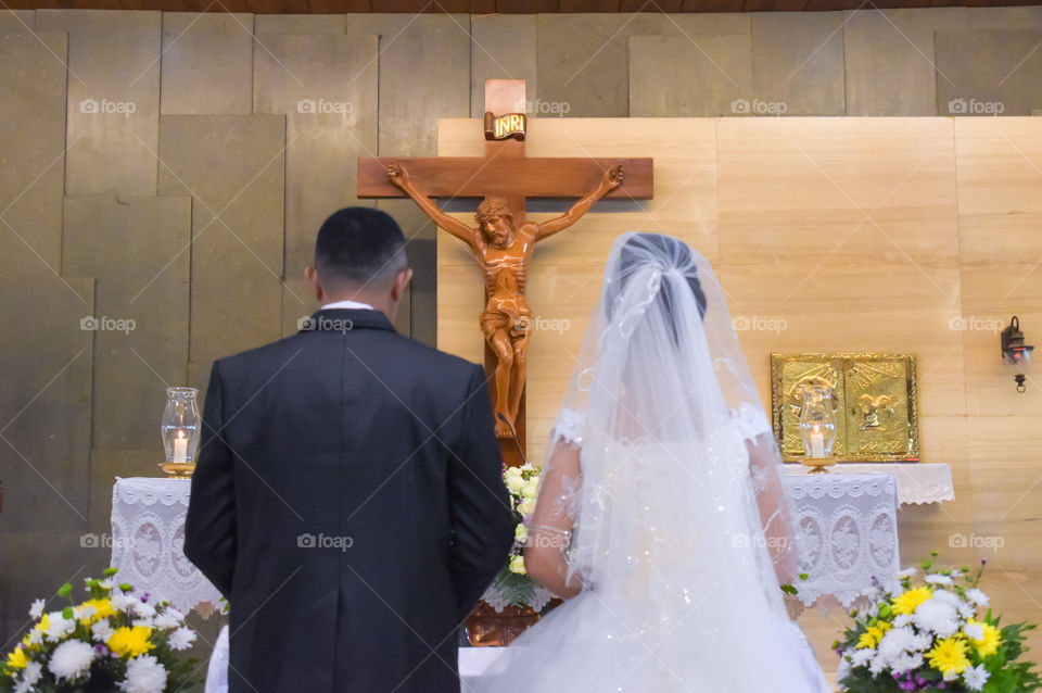 wedding in the church