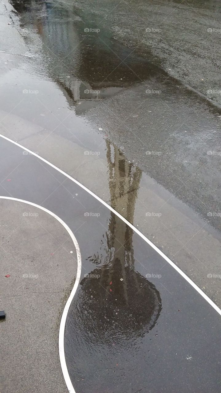 Space Needle Reflected