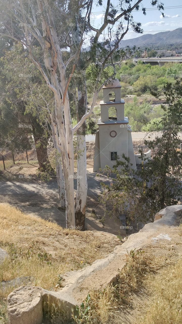 Going up the mountain