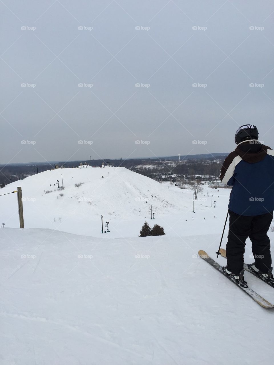 Skiing on Mt Brighton 