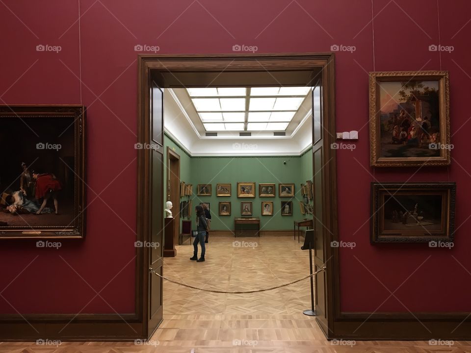 Museum hallways