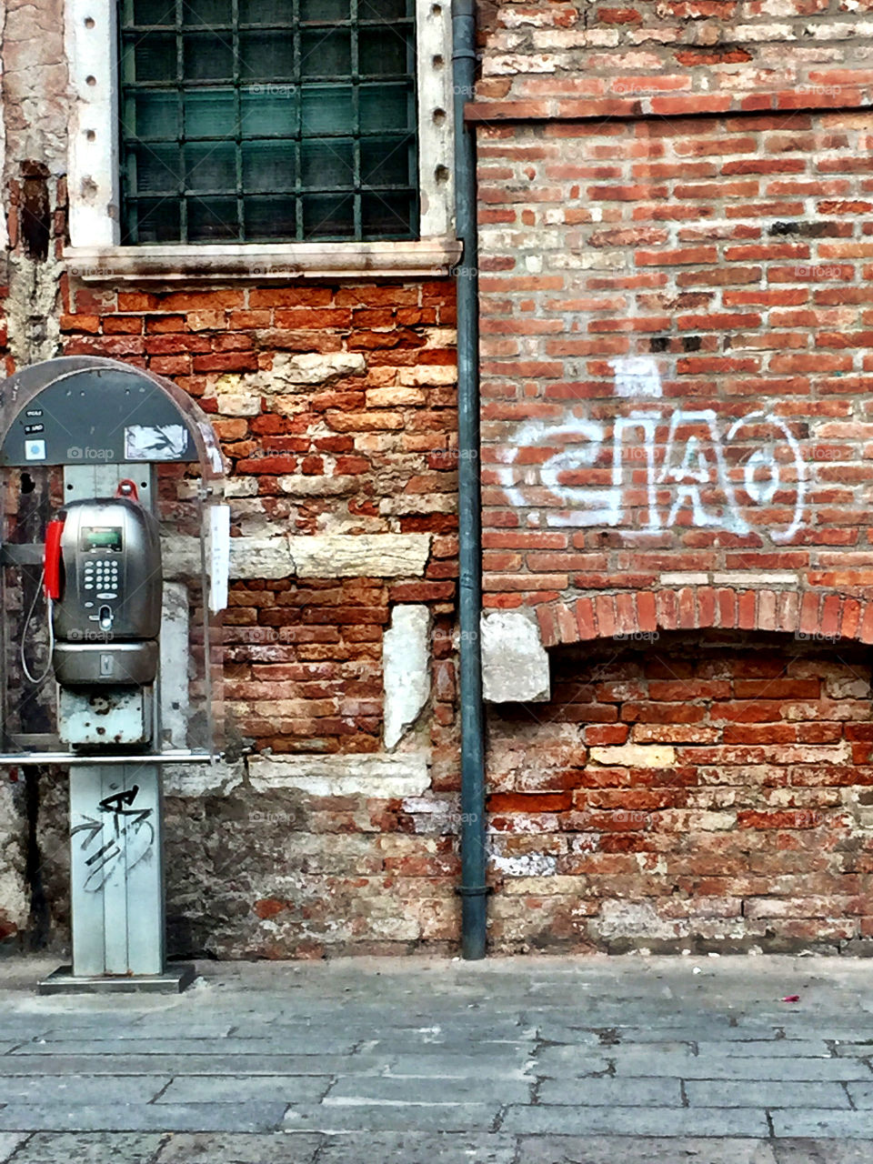 Wall in Venice Italy