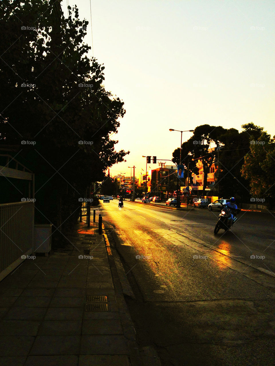 street sunset vacation road by mattharrisonnn