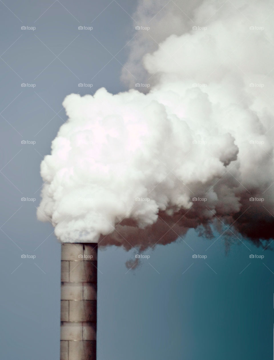 industrial cloud factory smoke by keegan