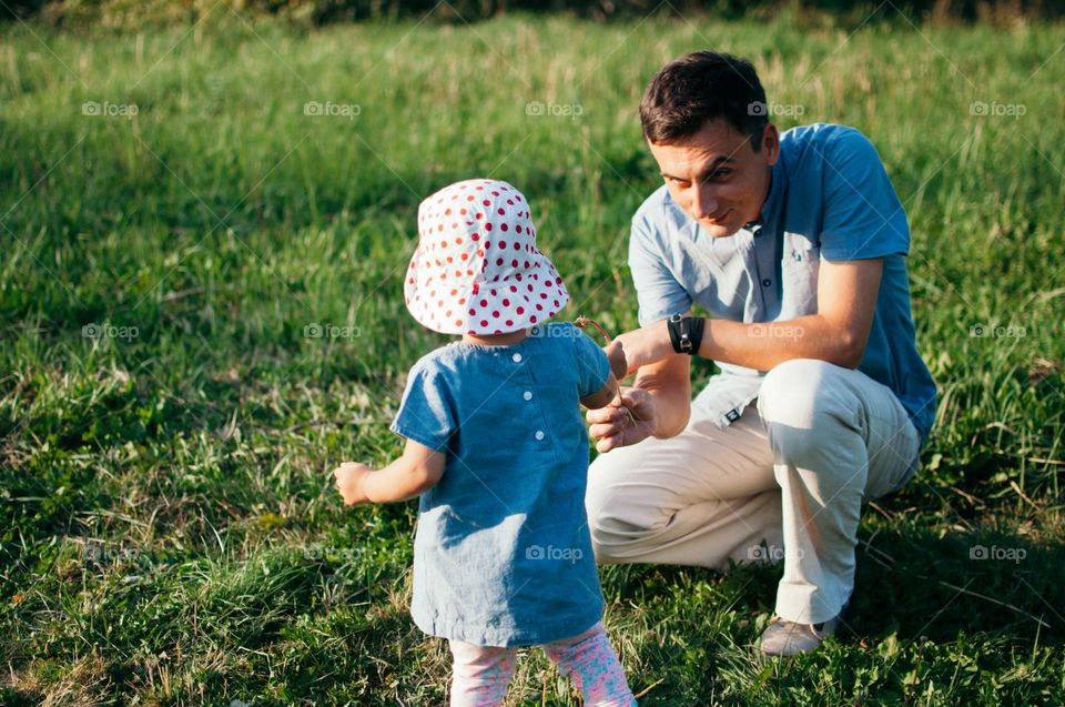 discovering nature with our baby