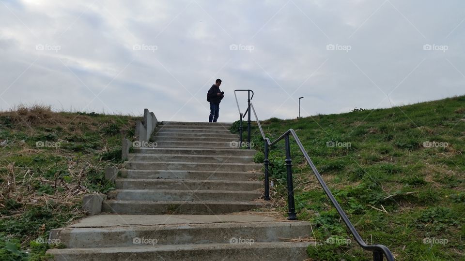 Step, Landscape, Outdoors, Ladder, People